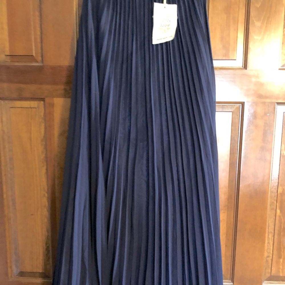Shabby Apple Navy Blue Maxi Skirt